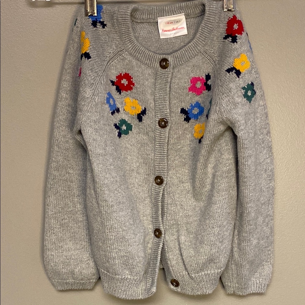 Hanna Andersson Gray Knit Sweater